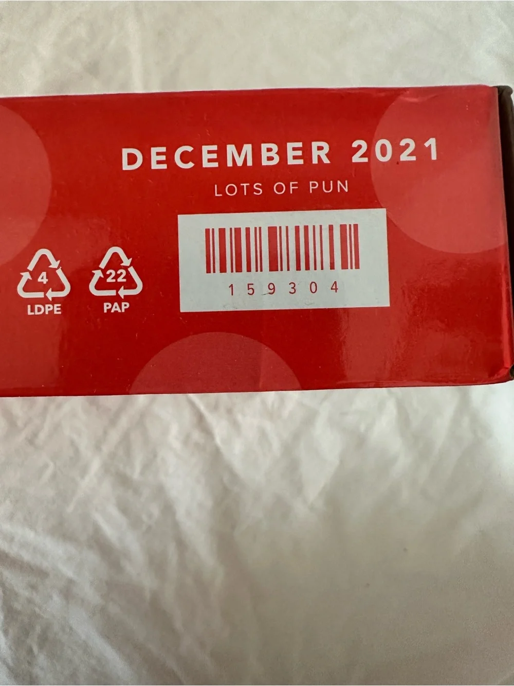 Stampin' Up! Lots of Pun Paper Pumpkin Kit with Red Accents